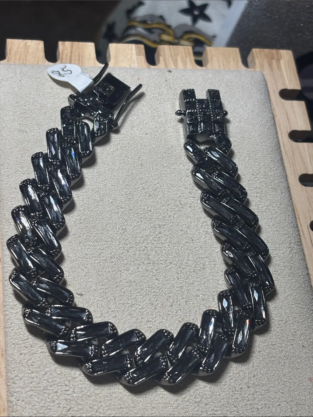 8.5” Gunmetal Chain-Link Bracelet - Women Accessories